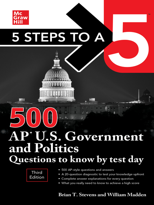 Title details for 500 AP U.S. Government and Politics Questions to Know by Test Day by Brian T. Stevens - Available